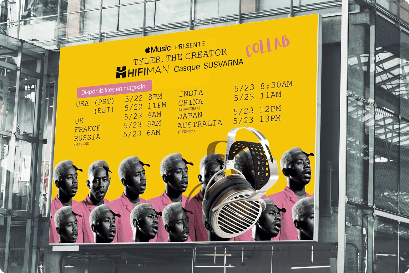 collaboration Tyler the creator et casque susvarna