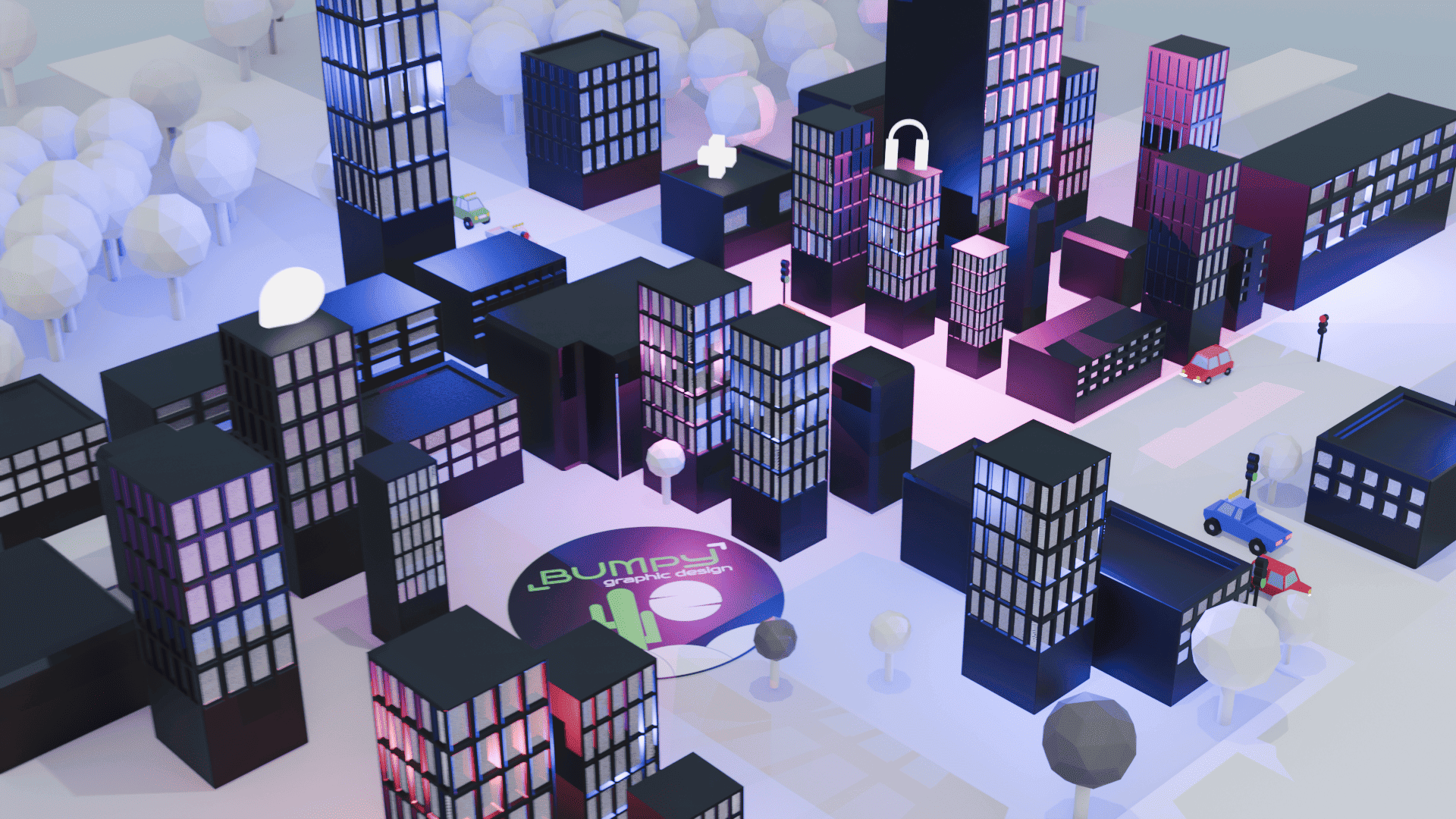 modélisation d'une ville sur blender