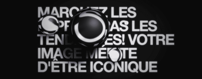 texte fond noir avec effets et suivi